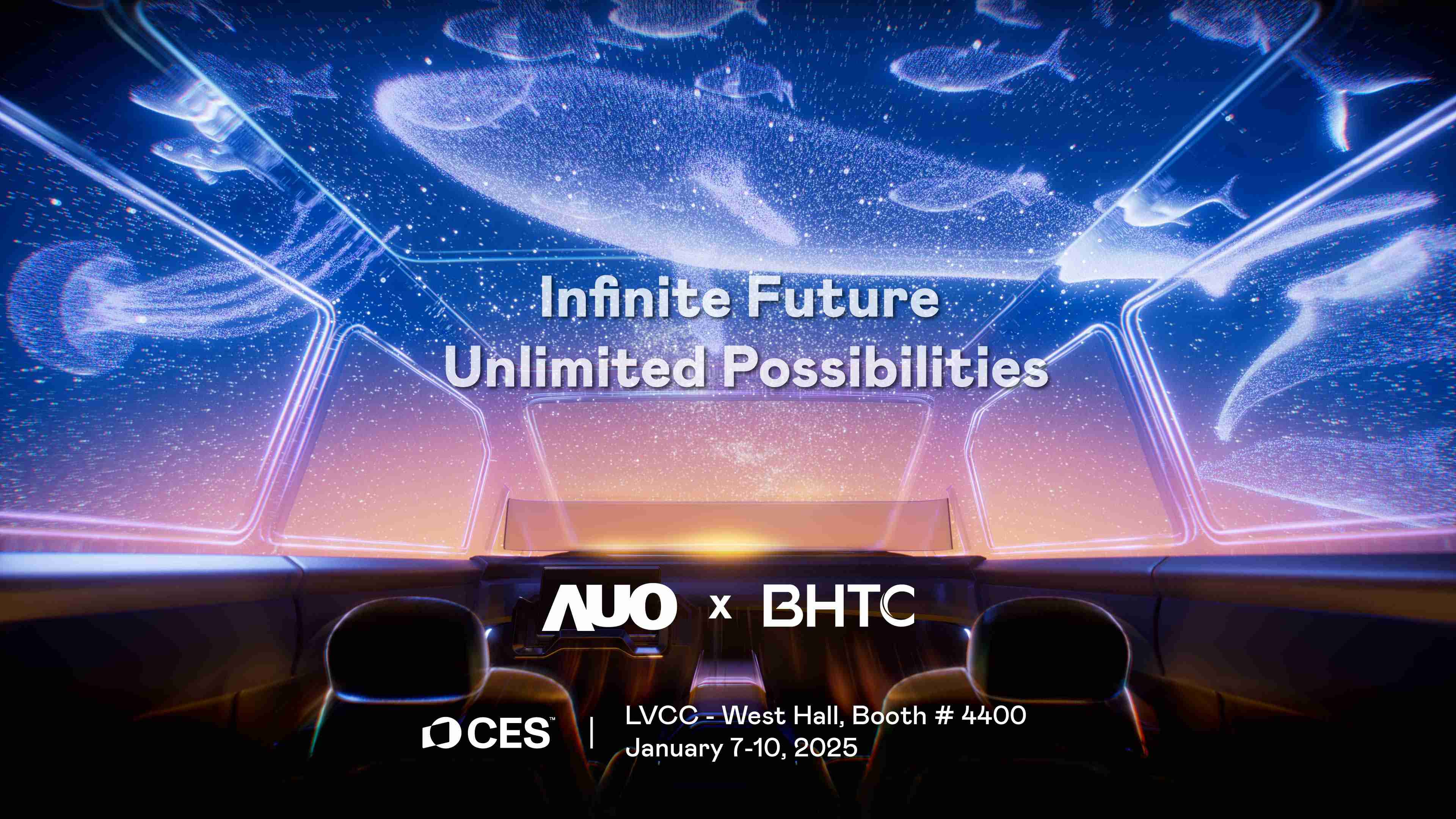 口袋牛店以Infinite Future, Unlimited Possibilies为主题，，，联合BHTC于CES 2025扩大规模展出