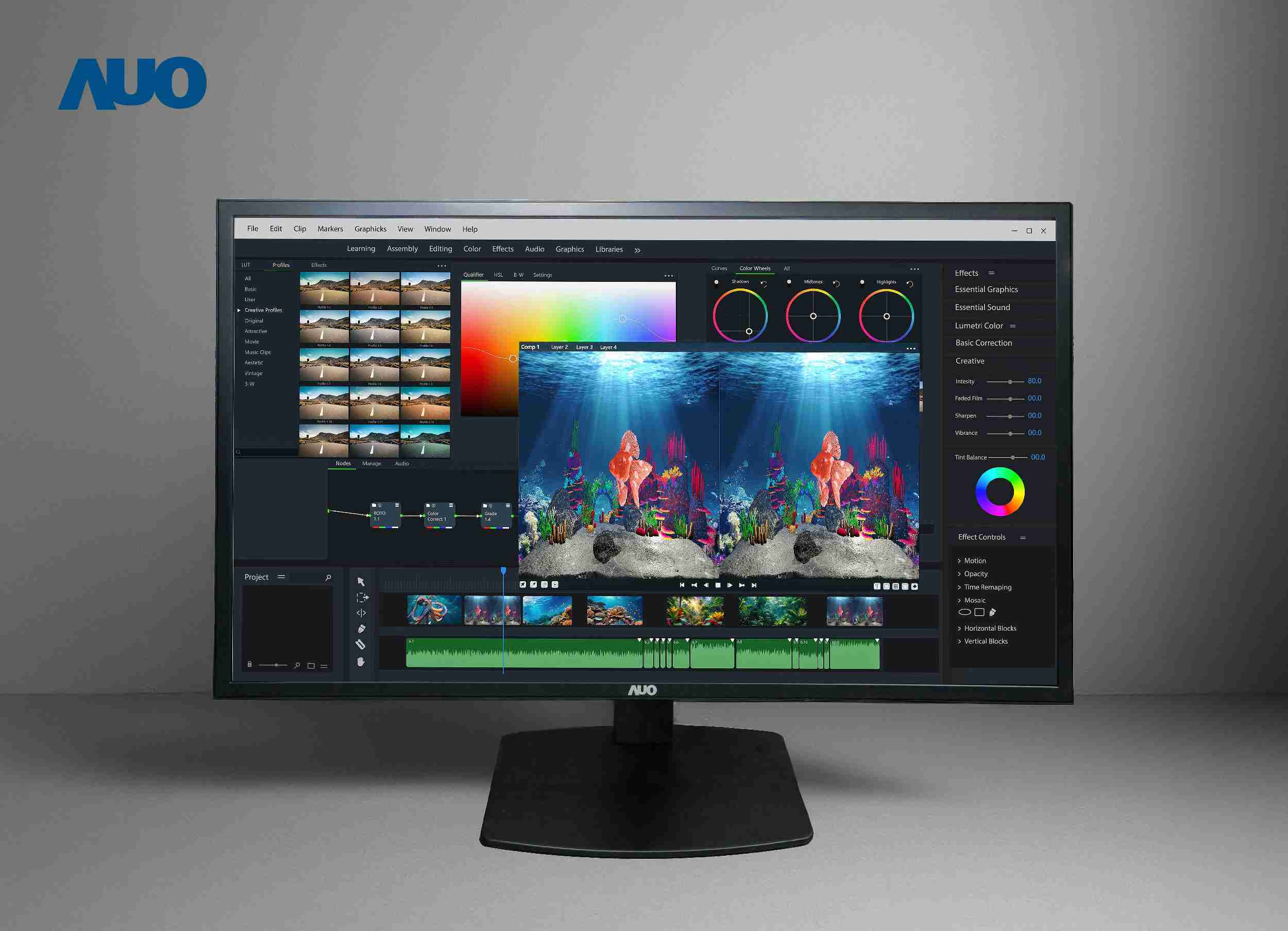 口袋牛店开发32吋2D/3D专业桌上型显示器，，，，拥有8K4K超高分辨率，，，并以低串扰算法优化3D显示效果，，，，搭载自动眼球追踪功能，，能实时调整3D图像，，进行实时2D与3D无缝共存窗口，，提供图像设计工作者突破二维接口的崭新工作氛围与效率